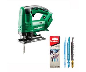 Hikoki Cj18Daw4Z 18V Cordless Jigsaw Multi Volt Compatible Bare Unit + Blades