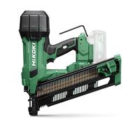HiKOKI Cordless Strip Nailer 21° - 18V 50-90mm Nails - Compact, Lightweight, Powerful, LED Light, Brushless Motor, Air Spring Drive, Tool-Free Depth Adjustment - Includes System Case