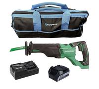 Hikoki Cr18Dblj4Z Brushless Recip Saw + X1 5Ah Battery + Charger + 21" Bag