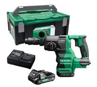 HiKOKI DH1826DCW2Z 18V Brushless SDS+ Hammer Drill 1 x 2Ah Battery Charger Case