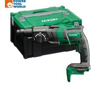 HiKOKI DH18DPCW2Z 18v Brushless 26mm SDS+ Rotary Hammer Drill Body Only In Ca...