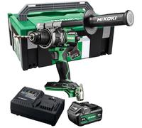 Hikoki DV18DCW2Z 18V Brushless Combi Drill with 1 x 5.0Ah Battery Charger & Case