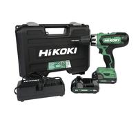 Hikoki DV18DFXJMZ Hammer Drill 18V 2 x 2.0Ah Li-ion, 13mm keyless Chuck, Making it Compatible with a Wide Range of Accessories.