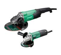 Hikoki G23ST & G12STX 230mm/115mm Angle Grinder Twin Pack 230V 2000W/600W