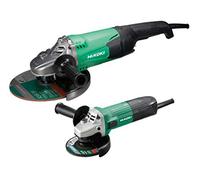 Hikoki G23ST & G12STX 230mm/115mm Angle Grinder Twin Pack 230V 2000W/600W