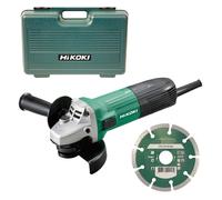 Hikoki G12STXJ8Z 115mm Angle Grinder with Diamond Blade in Case 110V/600W