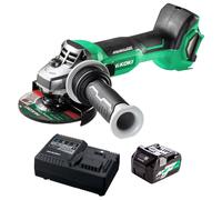 Hikoki G1812DAW4Z 18V Brushless 115mm Angle Grinder 1 x 5.0Ah Battery & Charger