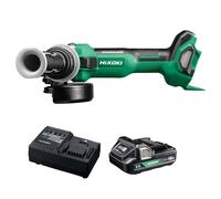 Hikoki G1812DAW4Z 18V Brushless Angle Grinder with 1 x 2.0Ah Battery & Charger