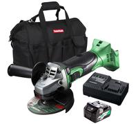 Hikoki G18DSL2W4Z 18V 115mm Angle Grinder 1 x 2.5Ah/5.0Ah Battery Charger & Bag