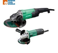 HiKOKI G12STX/G23ST twin pack grinders Angle, 230 Volt Version, 230mm 9"