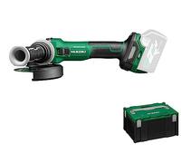 HiKOKI G3612DVEW2Z 36V 115 mm / 4.5" Multi Volt Cordless Angle Grinder | Brushless High Power Output equal to 1,500W Corded Grinders, Kickback protection, Variable Speed, Body Only with Case