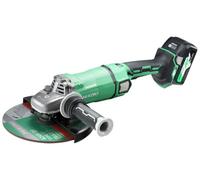 HiKOKI G3623DAJAZ 36 V Cordless Brushless 230 mm disc Grinder with Trigger Switch and Brake with 2X Batteries and Charger in Carry Case