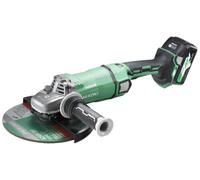 HiKOKI G3623DAJAZ 36V Multi Volt 230mm / 9" Cordless Angle Grinder Set | Brushless, Thin grip, Paddle Switch & Brake, Kickback Protection, Auto Speed, 2x 36/18V 4.0/8.0Ah Batteries, Charger & Case