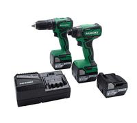 Hikoki KC18DDXJBZ Kc18Ddxjbz Twin Pack 18V 3 X 5.0Ah Li-Ion