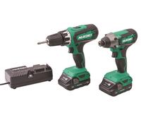 Hikoki KC18DFXJAZ Kc18Dfxjaz Twin Pack 18V 2 X 2.0Ah Li-Ion