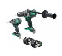 Hikoki KC18DPLJAZ Kc18Dpljaz Twin Pack 18V 2 X Multi Volt Li-Ion