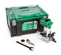 Hikoki M1808Daj2Z 18V Brushless 1/4" Laminate Router Trimmer Bare Unit In Case