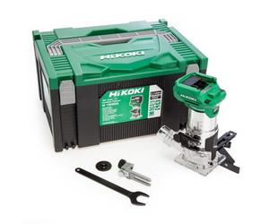 Hikoki M1808Daj2Z 18V Brushless 1/4" Laminate Router Trimmer Bare Unit In Case
