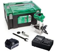 HiKOKI M1808DAJPZ Cordless Trim Router with Battery, Charger and Case