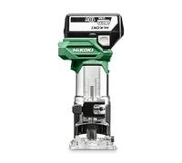 HiKOKI M1808DAJPZ Cordless Trim Router with Battery, Charger and Case | 18V Brushless edge trimmer with 6 and 8 mm collet chuck and perfect ergonomics for easy one-hand operation