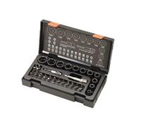 Hikoki Metric 1/2In Drive Impact Socket & Bit Set, 41 Piece Multi Colour (One Size)