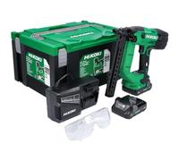 Hikoki NT1804DAJXZ 18V Cordless Brushless 18G Narrow Crown 2nd Generation Stapler with 2 x 2.0Ah Batteries, Charger & Carry Case