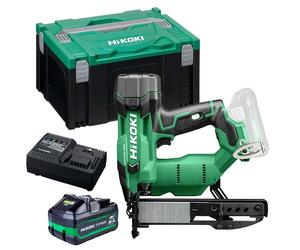 Hikoki N1804DAW6Z 18V Brushless 2nd Gen 18G Stapler 1 x 4.0Ah Battery & Charger