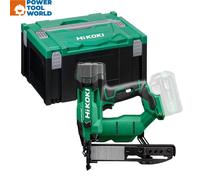 HiKOKI Battery Clamp Device - 18V 13-40mm Li-ion LED Light Tool-Free Depth Adjustment Air Spring Drive Brushless Motor Switchable Trigger - Includes Storage Case