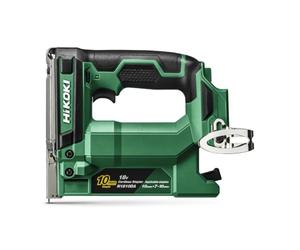 HiKOKI N1810DAW4Z 18V 10mm Fine Wire Cordless Fine Wire Stapler | Ideal for fastening of fabrics, leather, foils, plastic & cardboard, 10mm Crown Width, 4 Staples per Second, LED, Body Only