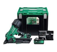 HiKOKI NR1838DKAJXZ 18V Brushless Metal Connector Nailer 2 x 5Ah Battery Charger