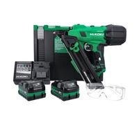Hikoki Nr1838Dkajxz 18V Cordless Brushless 38mm Metal Connector Nailer With 2 X 5Ah Batteries, Charger & Stackable System Case