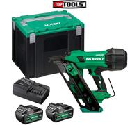 HiKOKI NR1890DCAJPZ 18V Cordless Brushless First Fix Framing Nailer Kit | Cordless framing nailer supplied with 2 x 5.0Ah Li-Ion batteries. No compressor or air hose required.