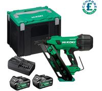 HiKOKI NR1890DCAJPZ 18V BL Angled Framing Nailer + 2x5Ah Batteries,Charger &Case