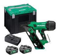 Hikoki NR1890DCAJPZ 18V Cordless Brushless 90mm First Fix 2nd Generation Framing Nailer with 2 x 5.0Ah Batteries, Charger & Case