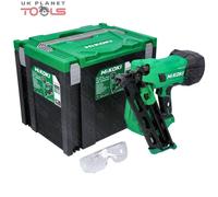 HiKOKI NR1890DCAW9Z 18 V Brushless Cordless Framing Nailer - 90 mm Clipped-Head Capacity, Air-Spring Drive (gasless), Up to 2.7 Nails/sec, LED Light, Dual Fire Modes, Depth Adjust, Bare Unit