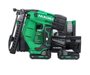 Hikoki Nt1804Dajxz 18V Cordless Brushless 18G Narrow Crown Stapler With 2 X 2.0Ah Batteries, Charger & Case
