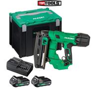 Hikoki NT1865DSAJXZ 18V BL 16G Straight Finish Nailer With 2 x 2.0Ah Batteries
