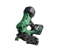 HiKOKI NV1845DAJXZ 18V Cordless Coil Roofing Nailer Kit, 15° Duplex Nails | Brushless Nailer with Air Spring Drive System, Drive Ring Shank Roofing Nails up to 45mm, 2x 2.0Ah Batteries, Charger & Case