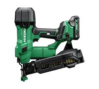 Hikoki NV1845DAJXZ Coil Nailer 18V 2 x 2.0Ah Li-ion, Covers a Wide Variety of Applications, from Vinyl siding, Window Installation to Drywall Fastening