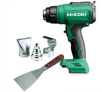 Hikoki Rh18Daw4Z 18V Cordless Battery Heat Gun 550 C Lcd Display + Scraper Tool