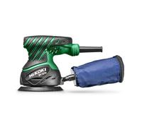 HiKOKI SV13YAJ1Z 230W 125mm Random Orbital Sander with Variable Speed for high Sanding Performance and a Clean Finish, 230V with case