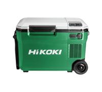 HiKOKI UL18DBAW4Z 25L 18V Cordless Compressor Cooler with Freezing, Cooling and Heating Function, with 2 Temp Compartments - runs off 1/2 HiKOKI Batteries,12V or Mains (both whilst charging batteries)