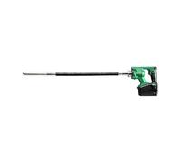 HiKOKI UV3628DAJYZ 36V Brushless Concrete Vibrator with 824 mm Length for Fast decoating, with a Battery and Charger.