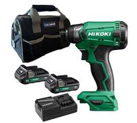 Hikoki Wh18Daw4Z 18V Impact Driver 140Nm + X2 2Ah Battery + Charger + Bag