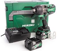 hiKoki 36V Multivolt Impact Wrench 3/4" Square Drive - 2 x 5.0Ah