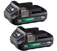Hikoki X2 Bsl1820M 18V 2.0Ah Li-Ion Compact Battery Slide Batteries Hitachi