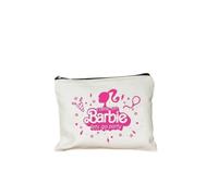 HIKOO DAILY Come on Barbie Cartoon Print Women's Makeup Bag Canvas Pencil Bag Wallet Student Pencil Bag Toilet Bag Reusable Gift(3)