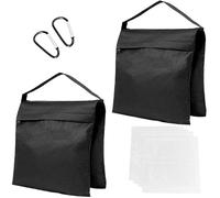 HikPik 2 Pack Sandbags Weight Bags Designed for Photo Stands Light Stand Tripods Photo Sets Outdoor Patios Pop up Tents Umbrella Bases Fishing Chairs