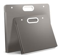 Hikpik Art Portfolio Case Portfolio Folder for Artwork with Handles Waterproof Portfolio Folder for Artwork Arts Storage Case for Drawing Sketch Photography Poster BLACK