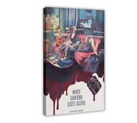 HIKPYY Only Lovers Left Alive Movie Poster Canvas Poster Wall Art Decor Print Picture Paintings for Living Room Bedroom Decoration 12x18inch(30x45cm)